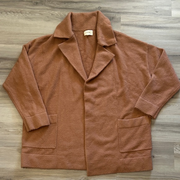 Elegant Tan Women's Cardigan anthropologie if by sea - Picture 1 of 3